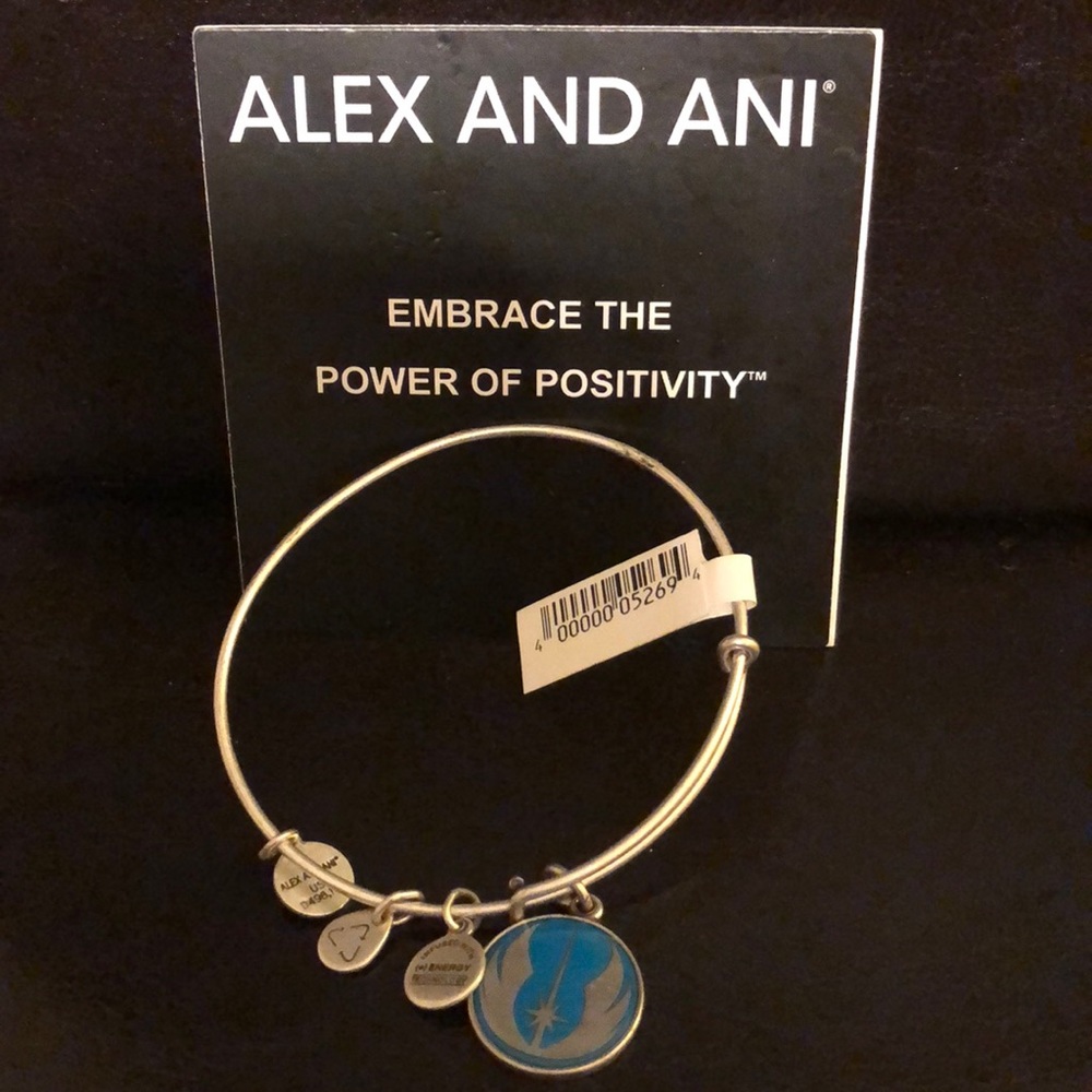 Auth Alex and Ani Star Wars Jedi bracelet